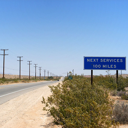 Hwy 62 east of Twentynine Palms