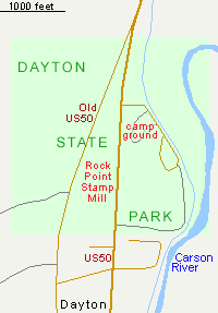 Map of Dayton State Park