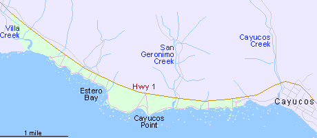 Map of Estero Bluffs State Park