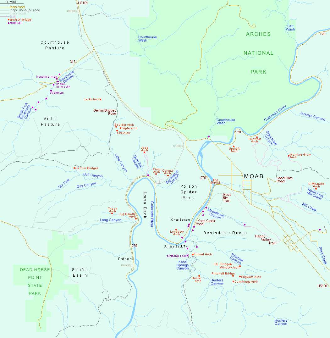 Moab Map