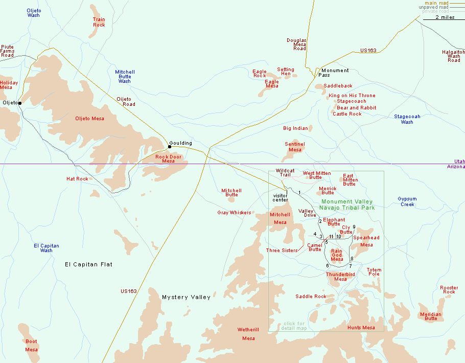 Monument Valley Map