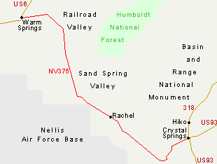 Map of NV 375