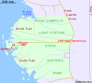 Map of Point Cabrillo Light Station SHP