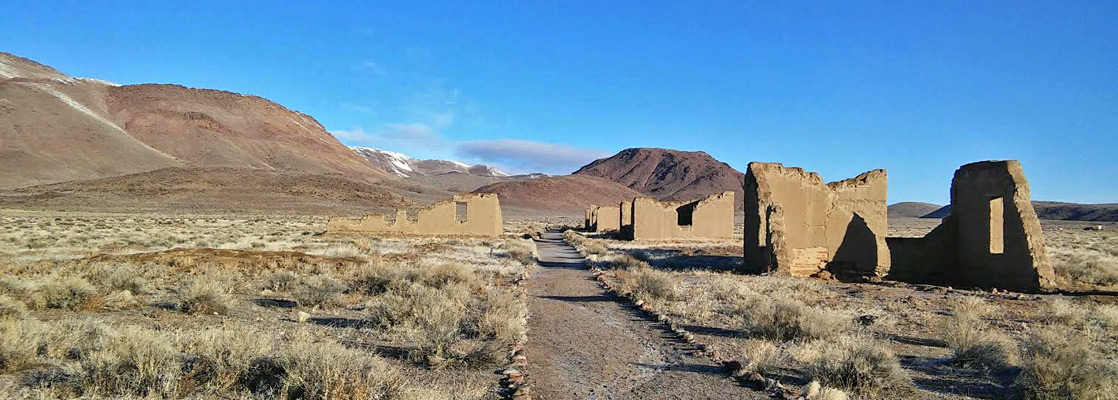 Trail to the barracks at Fort Churchill