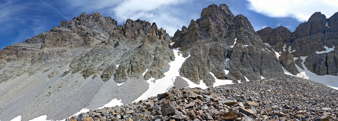 Moraine below Wheeler Peak