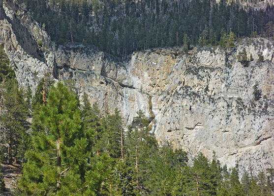 Distant view of Mary Jane Falls