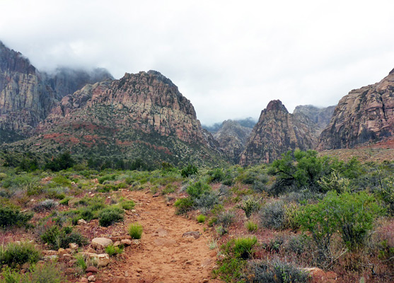 Clouds over the Spring Mountains