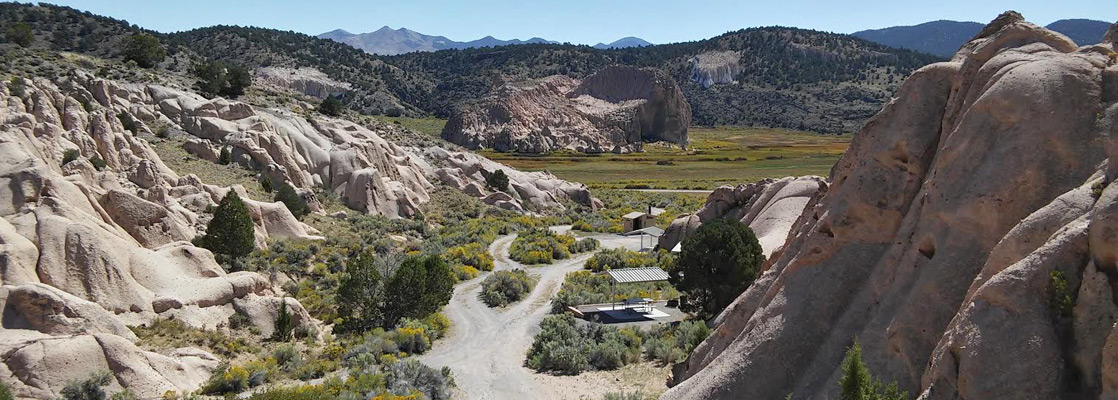 Ranch Campground and George Washington Rock - along the Stone Cabin Trail