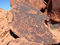 'Newspaper rock'