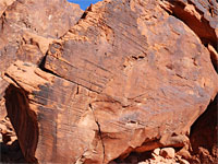 Fragmentary petroglyphs