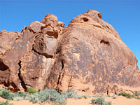 North end of the rock
