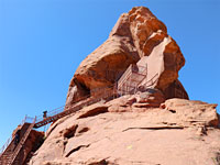 Below the rock