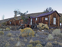 Row of cabins