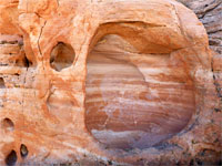 Eroded rockface