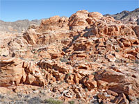 Orange sandstone