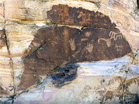 Petroglyph panel