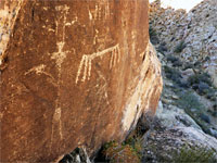 Two large petroglyphs