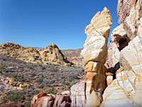 Cliff and pinnacle
