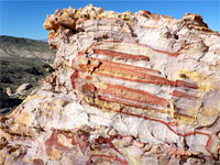 Red stripe rock