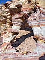 Multicolored arch