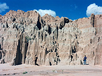 Cliffs near the southern parking area