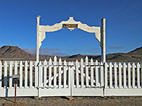 Cemetery gate