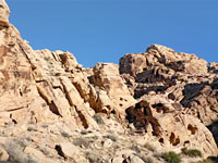 Low cliffs