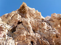 Jagged rockface