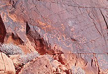 Petroglyphs near Duck Rock