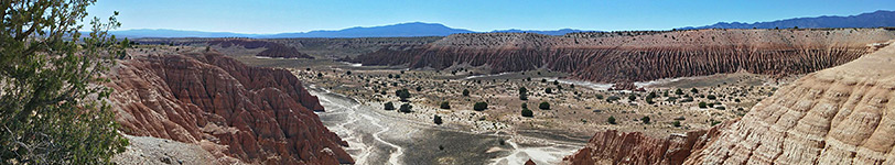 Ravine and cliffs south of Eagle Point