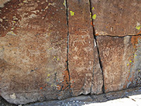 Petroglyphs at Echo Rock
