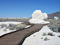 White boulders