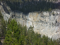 Distant view of Mary Jane Falls