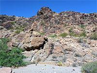 Weathered rocks