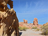 Arch and pinnacles