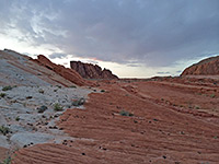 Red and white rocks