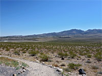 View northeast, from the trailhead