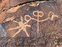 Two petroglyphs