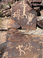 Varied petroglyphs