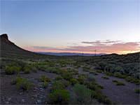 Sunset along US 6