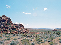 Rocks and desert