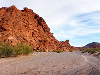 Red rock formation