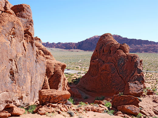 The view northeast