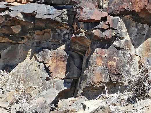 Bighorn sheep petroglyph