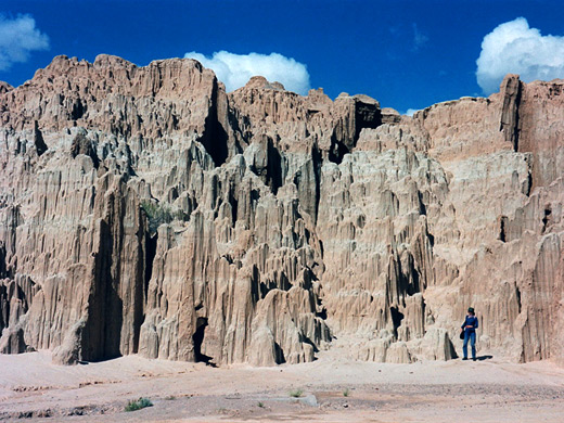 Jagged cliffs