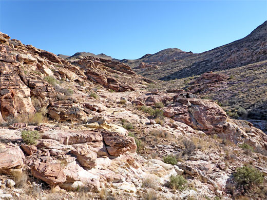 Shallow valley