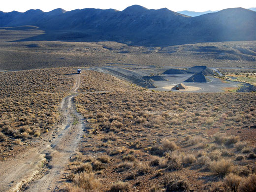 Track beneath the Granite Range