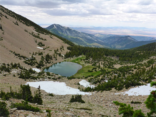 Slopes above Johnson Lake