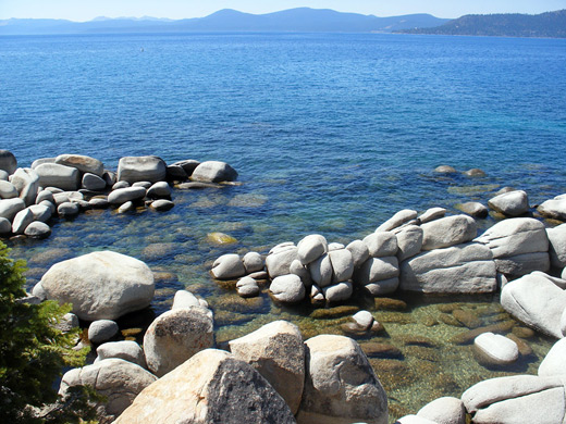 Lake Tahoe, looking west