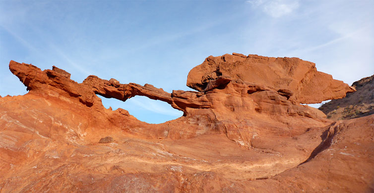 Jagged arch, upstream of Charlies Spring